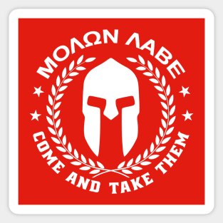 Mod.30 Molon Labe Greek Spartan Sticker